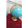 Image 2 : 2 Vintage World Globes. 1 Is Large 15'' High , Other is 10''. Both in