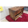 Image 2 : Antique Machinist Wood 7 Drawer Cabinet M+W. 1 Missing Drawer