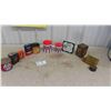 Image 1 : Antique Tin Lot : The Puritan , Brooke Bond, Wills , Camp Fire Girls,