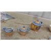 Image 2 : Childs Antique Eatons Pumpkinhead 5pce Tea Set , 3 Nursery Rhyme Pieces 