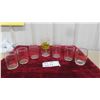 Image 1 : 6 Vintage Drewrys Beer Glasses, 1 Caterpillar Tractor Glass 
