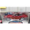 Image 2 : 1969 Shelby GT500 Convertible Diecast American Muscle Red Scale 1:18