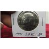 Image 8 : 4 USA JFK 50 Cents 1971, 1972, 1973, 1974