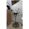 Image 2 : 5 Solar Lights Tallest is 21 1/2'' , Candlestick Holder , Extra Glass Lamp Shades 
