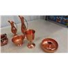 Image 2 : Copper Dishes, Candlier, Piggy Bank & More 