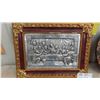 Image 2 : Last Supper 3 Dimensional Picture 15'' x 20'' , Wood Tribal-Like Carvings