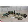 Image 1 : Diecast Tractor and Implements (Rough Condition), Shell Bowser