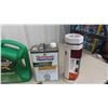 Image 2 : 10W-40 Oil 5 Litres, Water Seal, Air Pump, Coleman Lantern, Saw, Railway 