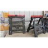 Image 1 : (2) Poly Saw Horses