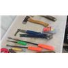 Image 3 : Hatchet, Nail Puller, Fish Tape, Packing Stapler, Hammer Handle,