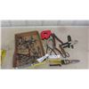 Image 1 : Tap and Dies, Cutters, Tin Snips, Wire Stripper, Sharpening Stone