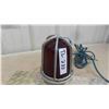 Image 2 : Vintage Crouse Hinds Explosion Proof Red Glass Industrial Light Fixture - Works 