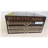 Image 1 : Antique Peerless General Store Spool Thread Sewing 3 Drawer Display