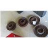 Image 1 : 4 Vintage Auto Spoked Rims