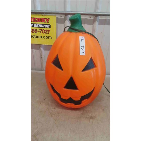 Pumpkin Light Up Blow Mold  