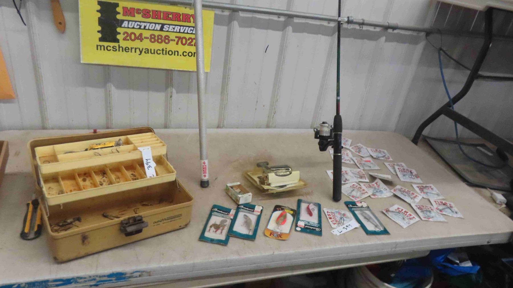 Fishing Rod, Net, Tackle Box with New Lures and Jigs -Catch a Deal If ...
