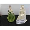 Image 1 : 1967 Royal Doultan Fleur 7 7/4'' Tall , Goebel Hummel 8 1/4'' Tall
