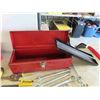 Image 2 : 2 Metal Tool Boxes with Wrenches, Screwdrivers, Snips, Ratchet, Sockets, Filter