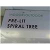 Image 2 : 6ft Indoor/Outdoor Pre Lit Spiral Tree 