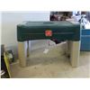 Image 8 : 2 Person Tent, Oscillating Sprinkler, New Coleman Catalytic Heater, Plastic Stool