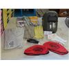 Image 1 : Welding Helmet, 3 Pairs of Work Gloves, Iron Wolf Gloves, Plus