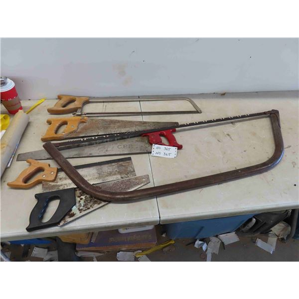 Saws : Hack , Bow, Hand, Miter Box & Others - 1 Saw with CPR Marking