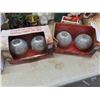 Image 2 : Christmas Decorations: Wreath, Cookie Jar, Flameless Candles, Stockings, Mini Trees & More 