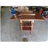 Image 1 : Tea Table with 2 Leaves and Wood Tray 28'' x 20'' Extended Size 39'' x 28 1/2''