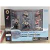 Image 2 : 2 New McFarlane Sportspick NHL Mini Players , 3 Mini Hockey Sticks, 12 Tins for Cards