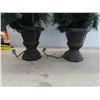 Image 2 : 2 Light Up Christmas Trees in Pots 39'' Tall