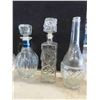 Image 2 : Cut/Crystal Glass : Decanters, Serving Platter, 10 Glasses