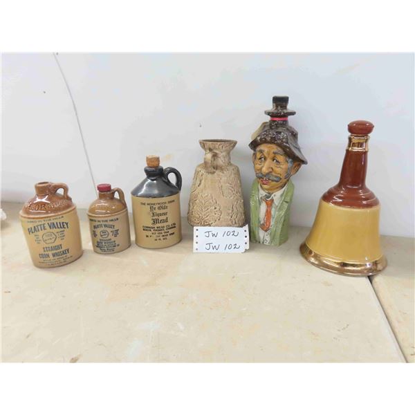 Decanters, McCormick Corn Whiskey Bottles & More 