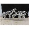Image 8 : Manger with 18 Figures, Party Lite Victorian Manor , 3 Light Up Reindeers Approx. 9 1/2'' Tall