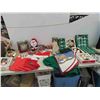 Image 1 : Christmas: Ornaments, Tree Skirt, Stockings, Lights, Tree Top Angel & Storage Tote