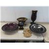 Image 1 : Room Décor: Fancy Bowls, Vase, World Globe in Owl Frame & More 