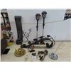Image 1 : Assortment of Unique Candle Holders , 2 Solar Lights & More 