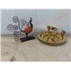 Image 3 : Assortment of Unique Candle Holders , 2 Solar Lights & More 