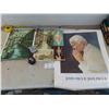 Image 1 : 3 Oil Paintings Largest is 12 1/2'' x 17'' , Poster of John Paul 2 (Weights not Included)