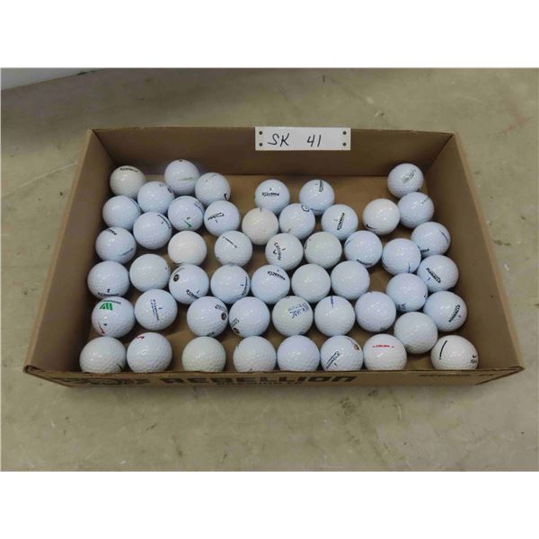 Box of Very Clean Golf Balls 
