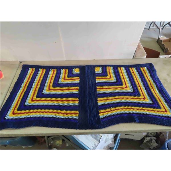 Knitted/Crochet Afgan 51'' x 51''