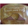 Image 10 : Indigenous Items: 2 Totem Poles, Sculpture, 3 Trinket Dishes, 1 Lidded Container