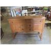 Image 1 : 1/4 Cut Oak Buffet 51'' x 54'' x 22'' 