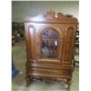 Image 1 : Fancy China Cabinet with Burl Walnut 72'' x 44'' x 17'' 