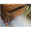 Image 8 : Fancy China Cabinet with Burl Walnut 72'' x 44'' x 17'' 