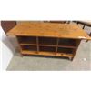 Image 1 : Pine Bench with Under Seat Storage Both Sides 21'' x 46'' x 23'' 