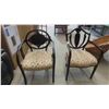 Image 1 : Ladies/Gentleman Mahogany Chairs 