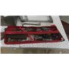 Image 2 : Metal Tool Box with Hand Tools: Tin Snips, Hammer, Hack Saw, Screwdrivers & More 