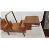 Image 2 : Folding Wood Sewing Case