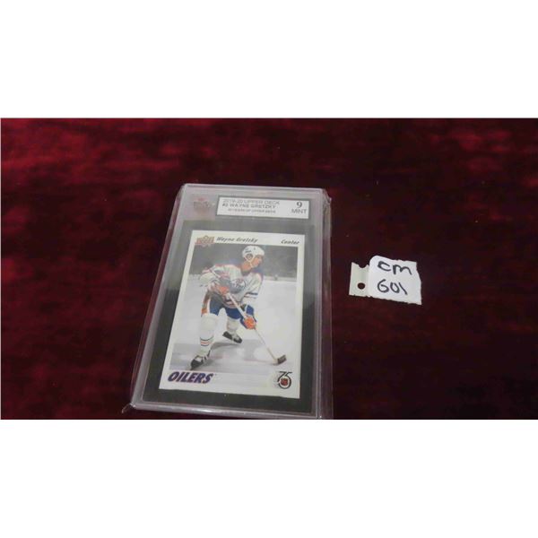 Graded Wayne Gretzky Edmonton Oilers Card
