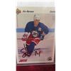 Image 2 : Signed Stu Barnes Winnipeg Jets Card 